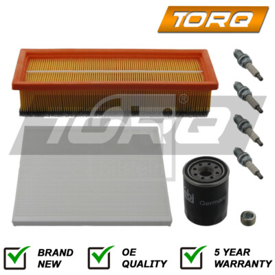 Filter Set Oil Air Fuel Torq Fits Fiat Grande Punto 2005- 1.4 71736161S2