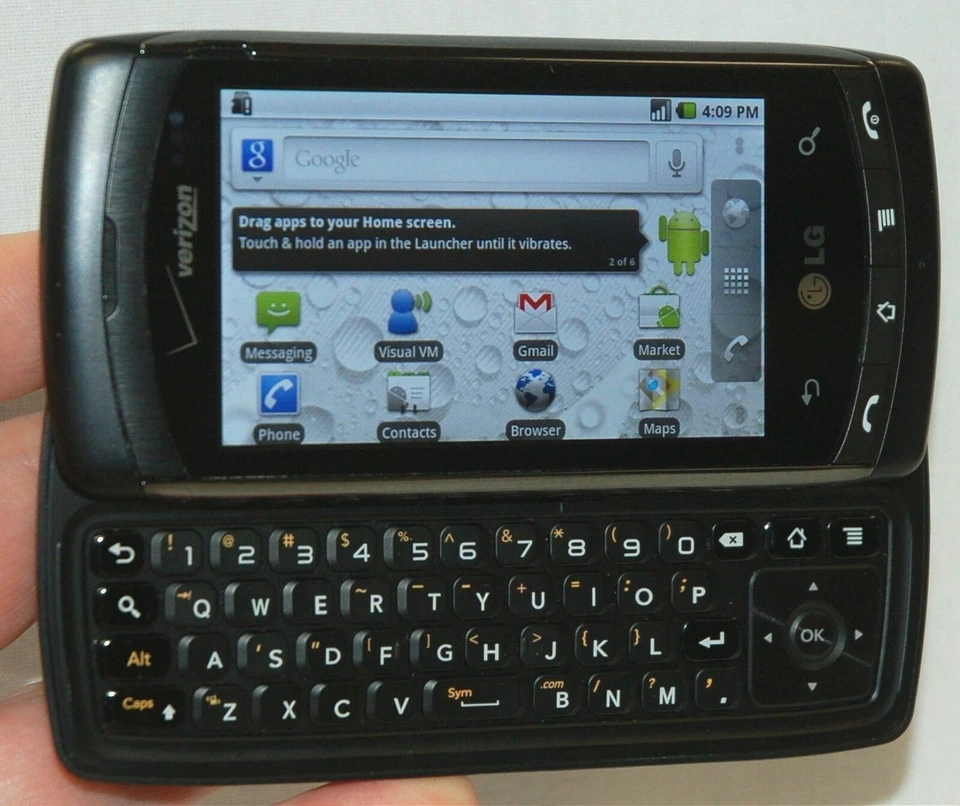 LG VS740 Ally 3G Android Verizon Smart Phone Slide-Out Qwerty Keyboard Grade B - Image 2 of 4