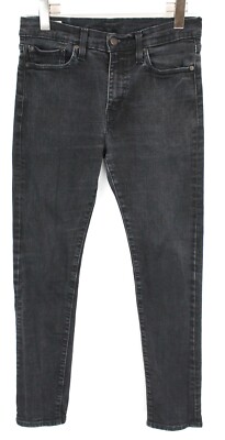Levi's 510 Premium Big E Jeans Herren W31 L29 Eng Stretch Zip Fly Schwarz