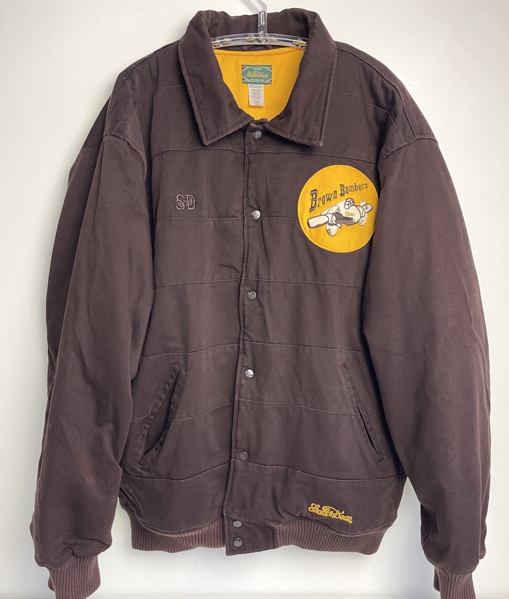 Stall & Dean 4XL Chicago Brown Bombers Negro League Jacket Mens