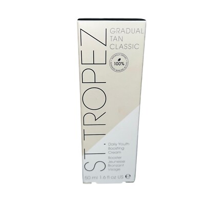 St. Tropez Gradual Tan Classic Daily Youth Boost Cream 1.7oz New Sealed