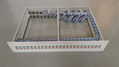 Audiosteckfeld LEMO / LEMOSA 2 x 24 analog Audio 2 HE 19'' verdrahtet