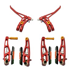 KCNC V6 VB6 MTB V-Brake Set ( V-Brakes and Levers) , Red