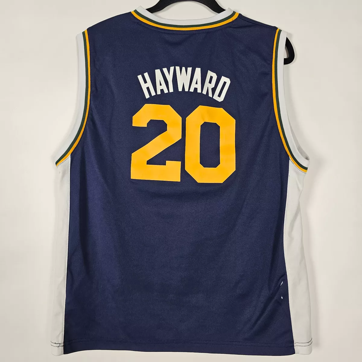 Utah Jazz Gordon Hayward NBA adidas Basketball Jersey Youth Size Large Boys