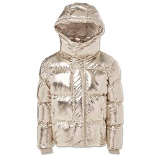 Jordan Craig Metallic Hooded Bubble Toddler Jacket Metallic Gold 91542MK-GOLD