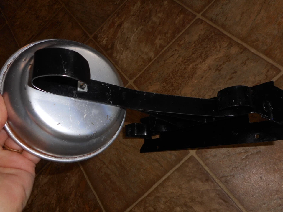 Lámpara de gas queroseno rescatado vintage aplique soporte restauración granja Foto 4 de 4