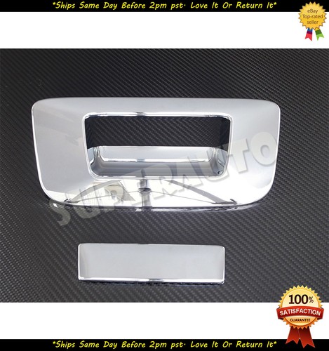 2007-2014 Chevrolet|GMC Silverado|Sierra Tailgate Handle, Smooth Black, W/o Key Hole - Foto 4