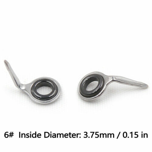 Fishing Rod Single Foot Guides Repair Kit Micro Guides Ring for Light-Spinning - Picture 9 of 12