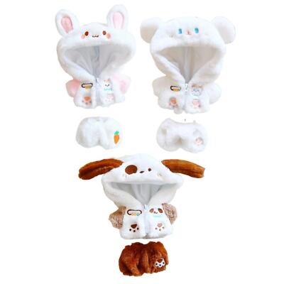 Puppenkleidung Set mit Mantel und Hose mit Reißverschluss für 20 cm große