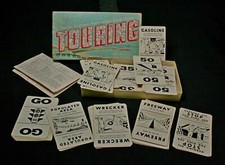 Vintage Parker Brothers Touring Automobile Theme Card Game 1958