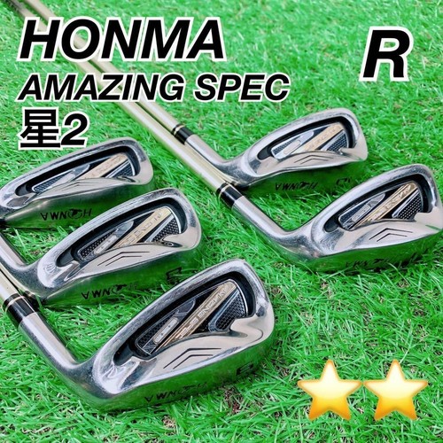 HONMA GOLF AMAZING SPEC 5pcs Iron set 7-11 Flex-R 2STAR 6 45 No Head Cover F/S - Picture 6 of 7