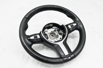   11-18 Bmw F10 5/6 Series M Sport Leather Steering Wheel Multi Function Oem