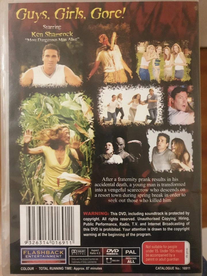 Scare Crow Gone Wild DVD Horror He's The Death Of The Party! - Image 2 of 2