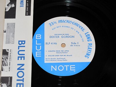 Dexter Gordon LP - Our Man In Paris / 1963 US MONO BLUE NOTE