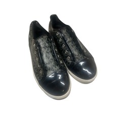 Michael Kors Niños Tenis MK Logo Negro Zapatos Talla 4