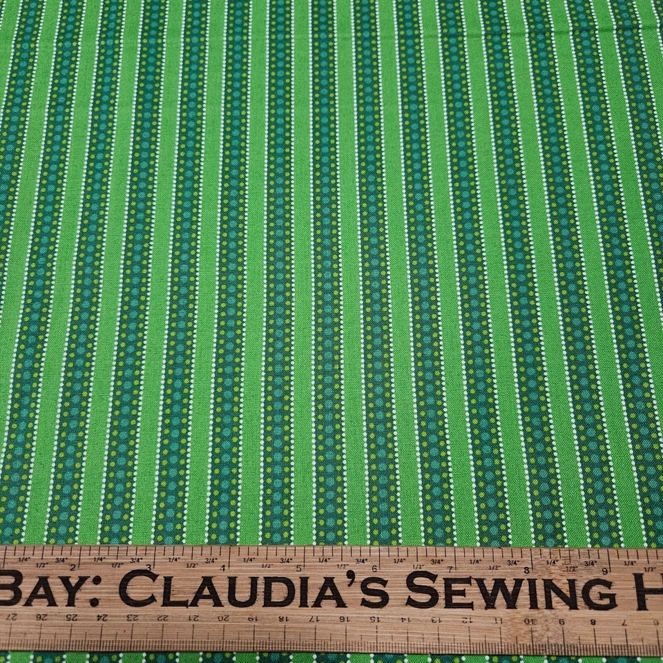 Celebraciones POR Patrick Lose Northcott Blanco Punteado Rayas Tonal Verde Foto 2 de 3