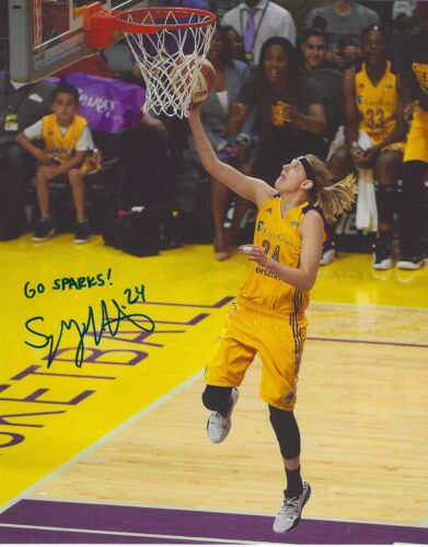 SYDNEY WIESE Signed 8 x 10 Photo WNBA Basketball LOS ANGELES SPARKS Oregon State - Picture 1 of 1