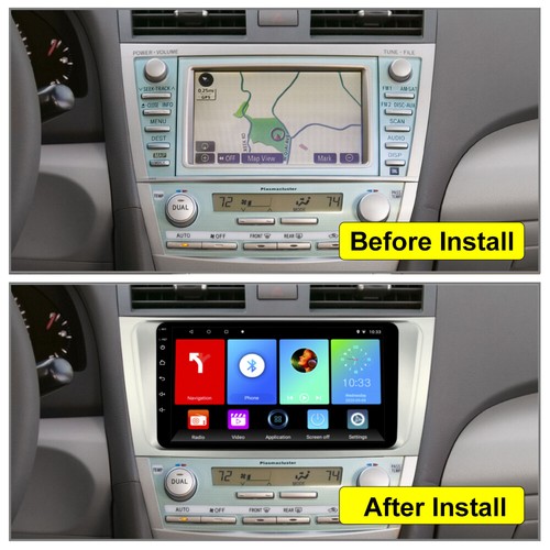 2+64G Android 13 For Toyota Camry 2007-2011 CarPlay Car Radio Stereo GPS Navi FM - Picture 3 of 14