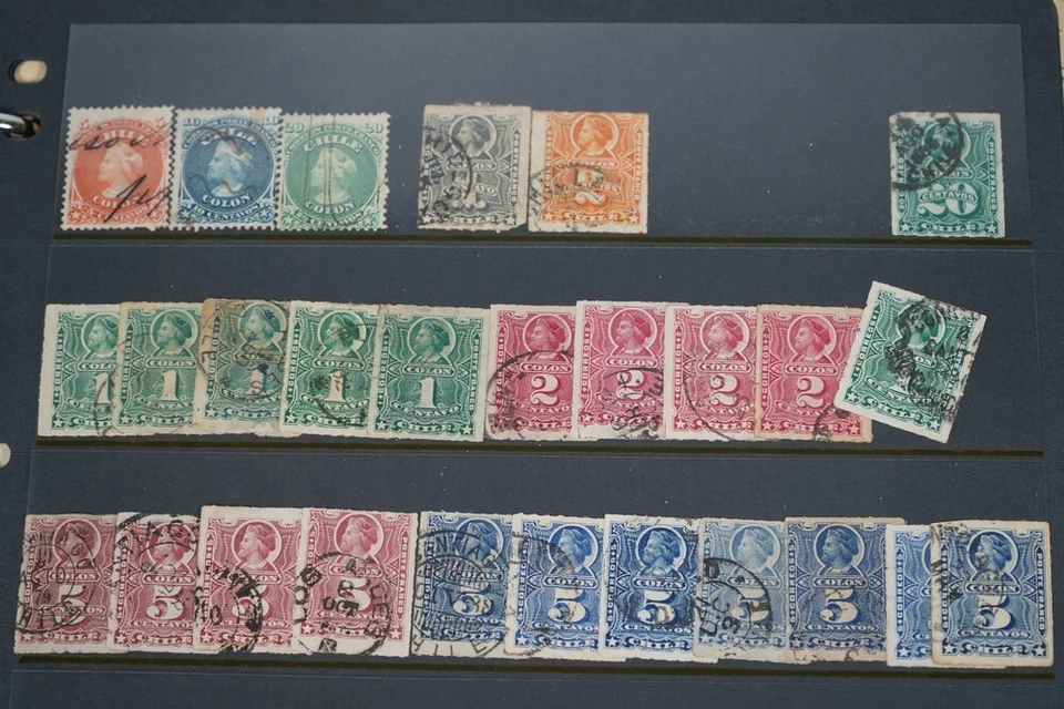 COLECCIÓN SUDAMÉRICA CHILE DE 2000+ SELLOS COMO NUEVOS Y USADOS ALMACENADOS EN PÁGINAS DE STOCK Foto 2 de 4