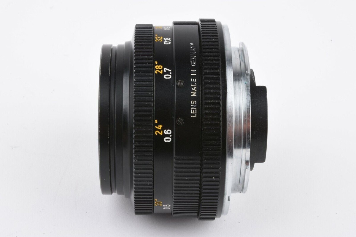 Leica Leitz Wetzlar 50mm F2 Summicron-R Lens (Germany), +Hood, Cap