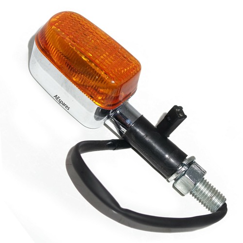 Fits Royal Enfield Bullet GT Continental 535 Front Indicator Trafficator Set - Picture 8 of 13