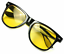 thumbnail 2  - Night Vision Anti Glare Driving UV400 Yellow Lens Unisex Glasses Sunglasses