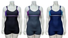 ACCLAIM Funchal Classic Fit Ladies Boy Leg Streppy Lycra Swimming Costume 2025