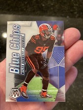 2020 Panini Mosaic Blue Chips Myles Garrett Cleveland Browns #BC8