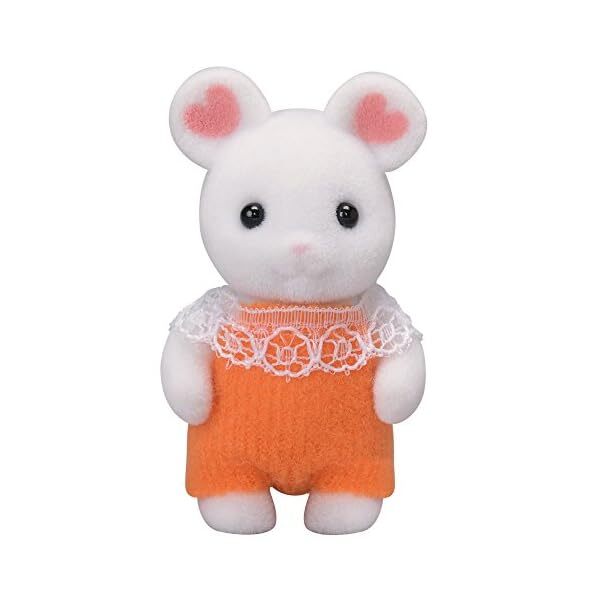 Epoch Marshmallow Mouse Baby (Sylvanian Families) Official Collectible Japan