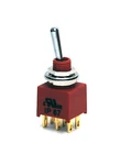 10pc Miniature Toggle Switch Water Proof IP67 On/On 6P 5A120V UL 1AD1T1B1M1CES