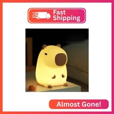 DREAMING MY DREAM Cute Capybara lamp,Squishy Capybara Night Light LED Rechargeab