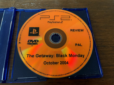 The Getaway Black Monday Review Disc, Debug PlayStation 2 PS2 PAL