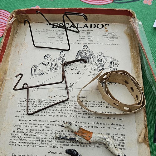 Antique Boxed 1930s ESCALADO CHAD VALLEY Horse Racing Board Game -B29 - Picture 15 of 17