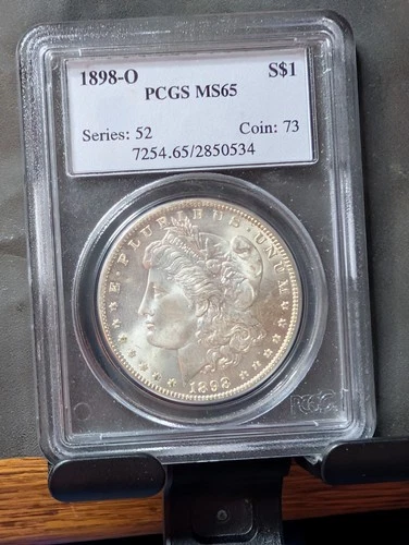1898-O Morgan Dollar PCGS MS65!