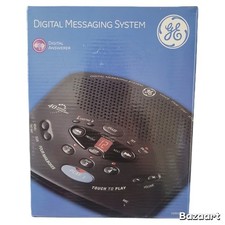 GE 29869GE2 Digital Messaging System Answering Machine 4 Mailboxes - Black NEW