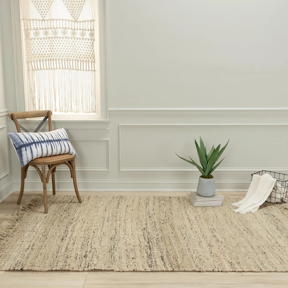 Alfombra Rizzy Rugs Bengala BNL936 Yute Contemporánea Beige Sólido Rectángulo Foto 4 de 4