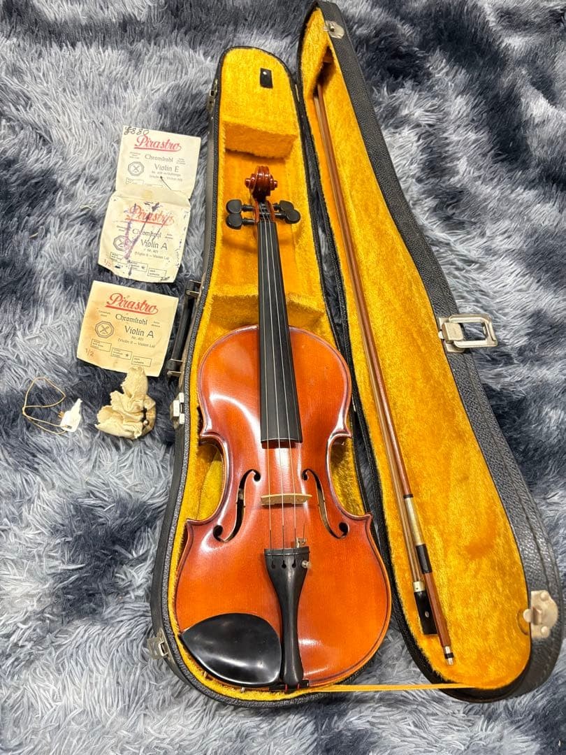 Good material and good response Suzuki No.240 1/10 violin 1974 for