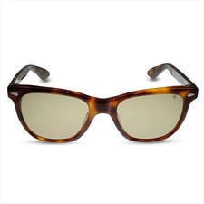 American Optical SARATOGA Tortoise Green Nylon Sunglasses AO w/ Case Cloth
