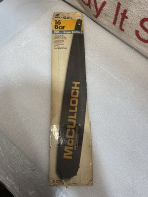 #ad #ad NOS OEM McCulloch Bar PN 214236 16quot; All 300 Series Eager Beaver 2.1 Saws $60.00