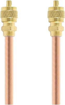 Brass and Copper 1/4'' SAE x 1/4'' OD x 1.6'' Stem Service Access Size: 40mm-2PCS