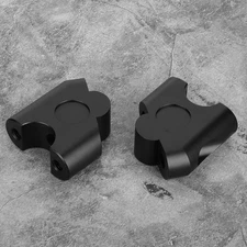 22mm Motorcycle Handle Bar Riser Handlebar Clamp Back Move Mount Adapter (Bl SU2