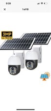 Pan Tilt Security Camera Battery/ Solar Power Day And Night Video Two Way Audio