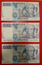 DIECIMILA LIRE volta DECRETO 3 settembre 1984 usate 