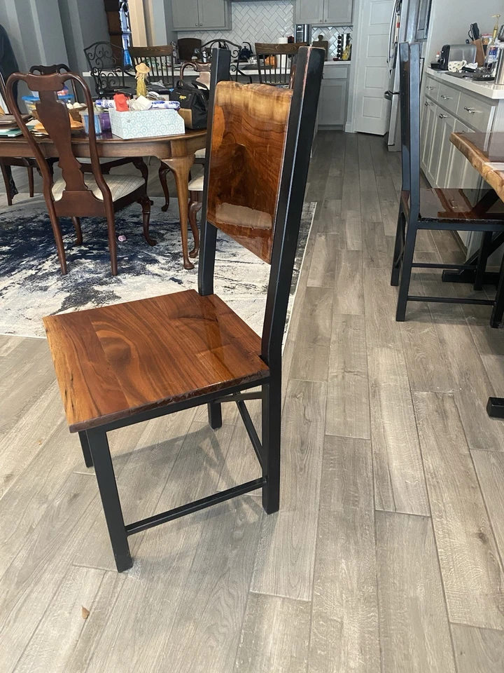 Black Walnut With Steel Frame - Image 2 of 4