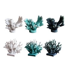 Resin Coral Statue Realistic Beach/Coastal/ Themed Artificial Coral Ornament