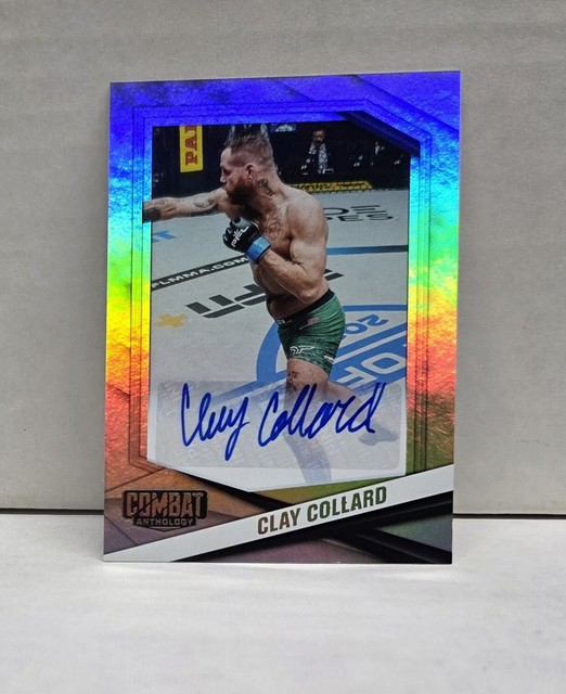 CLAY COLLARD 2025 Panini Combat Anthology #75 ~ Autograph AUTO