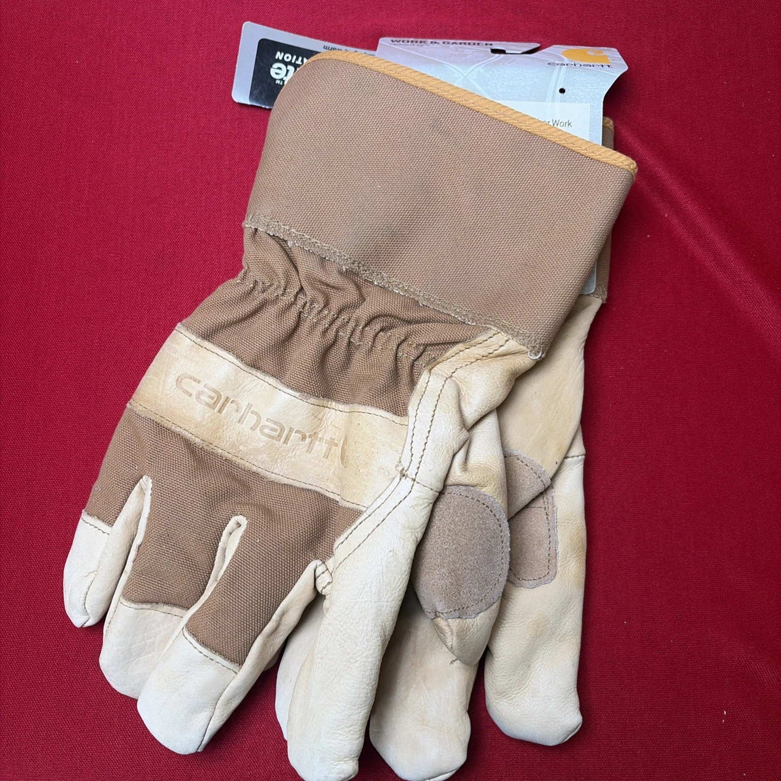Carhartt 3M Insulated Duck/Synthetic Leather Work Gloves w/Safety Cuff Sz 2XL