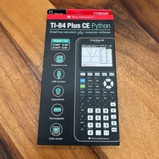 Texas Instruments TI-84 Plus CE Python Graphing Calculator Black New Sealed