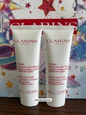 Image of Brand New Clarins Hand & Nail Treatment Cream 100ml (2x50ml)