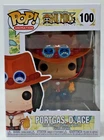Funko Pop!  Anime One Piece Portgas D. Ace #100 With Pop Protector
